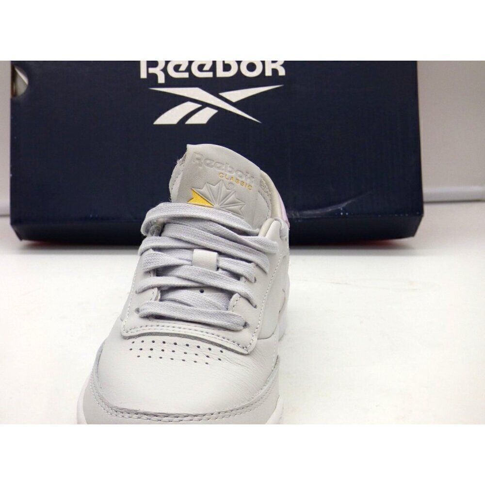 Reebok Club C Clean Tennis Sneaker - Women's, Cold Gray/Lilac, Sz. 5.5 - Picture 11 of 13